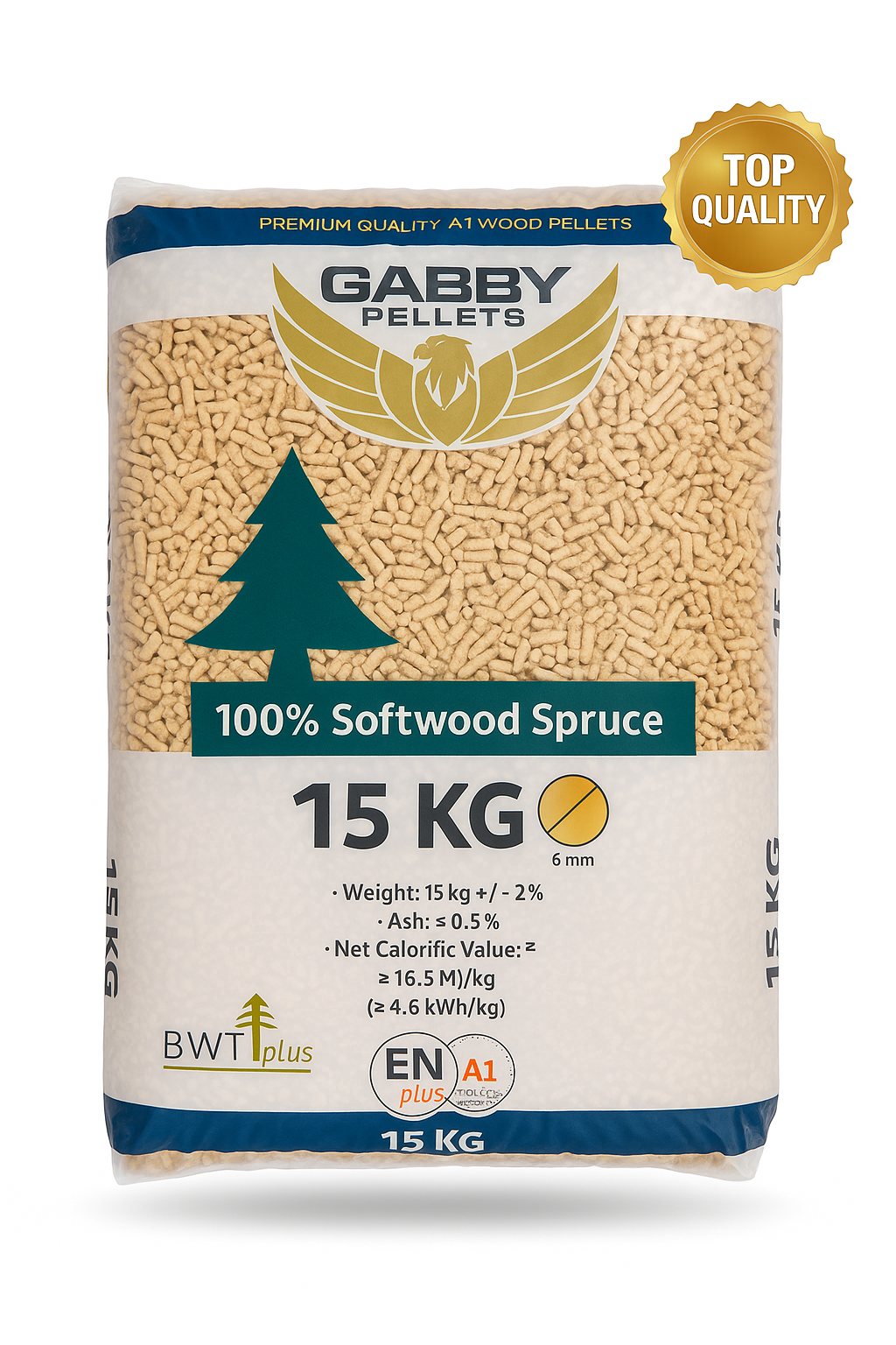 Sacchetto di Pellet Gabby 15kg