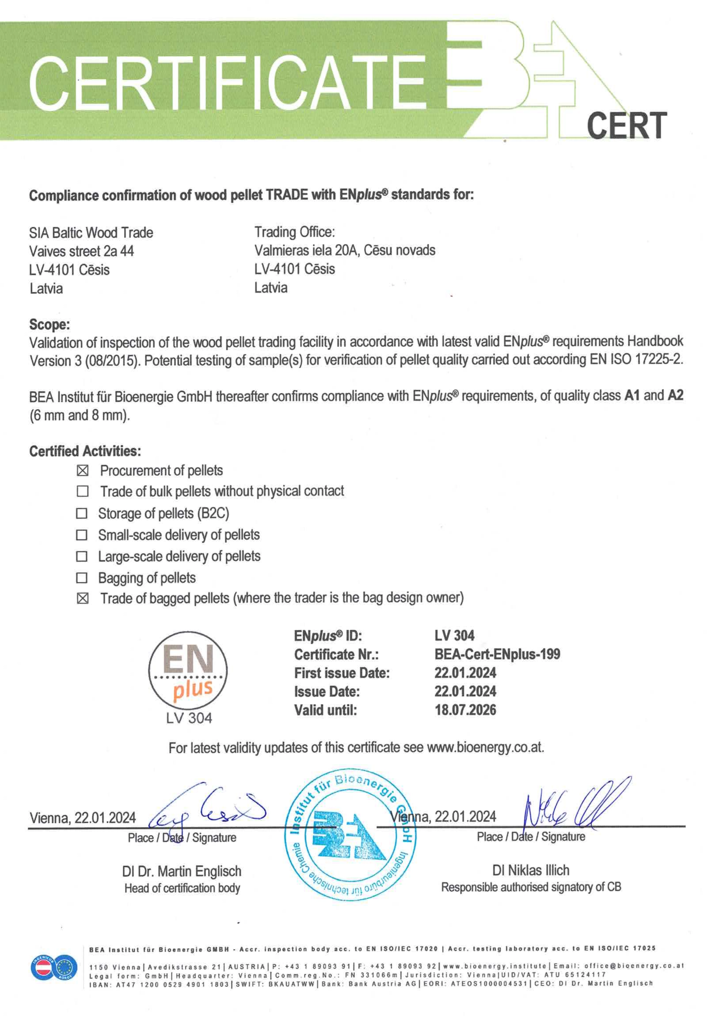 Anteprima Certificazione Prodotto